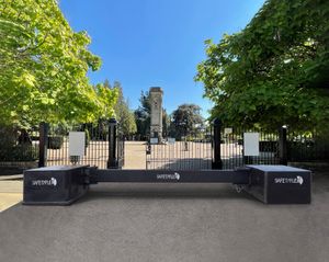 Surface Mount Anti-Terrorist Swing Gate 40